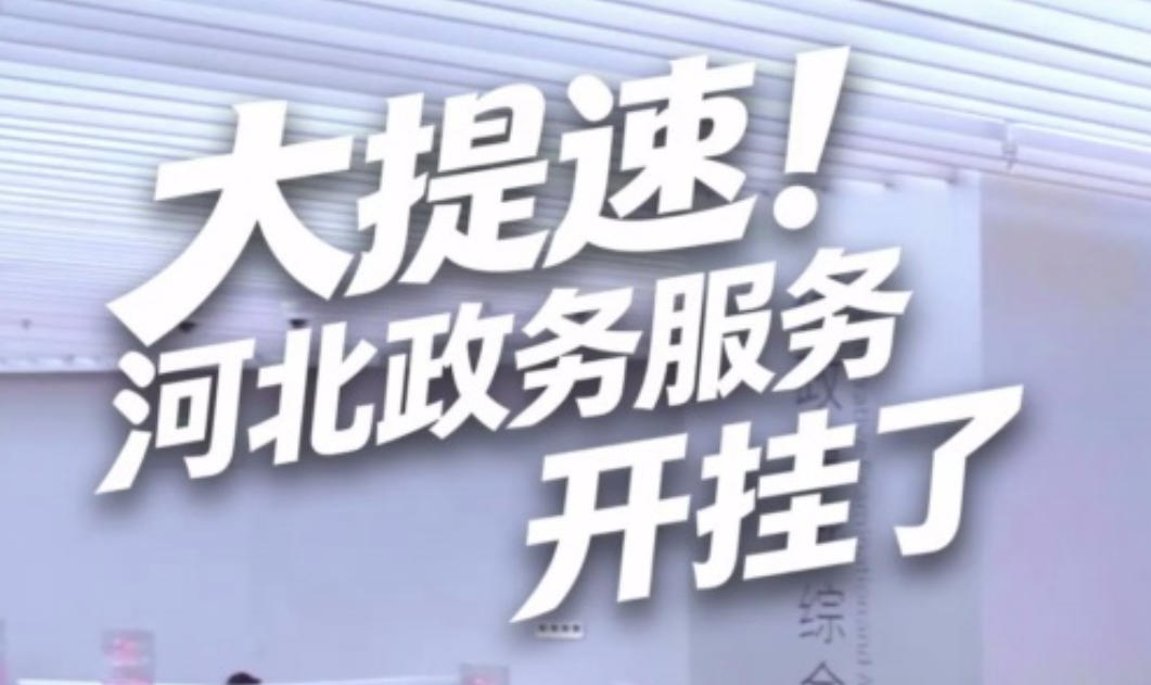 营商环境护航者 | 大提速！河北政务服务开挂了！